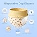 Ambreview Dog Diapers Female, Disposable Diapers for Female Dog with Stretchy Waist, Pull Up Puppy Wraps for Doggie in Heat Period Super Absorbent Leak-Proof Doggy Diaper for Dogs 10PCS (S)