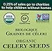 Spicely Organic Celery Seeds Whole 0.35 Ounce ecoBox Certified Gluten-Free