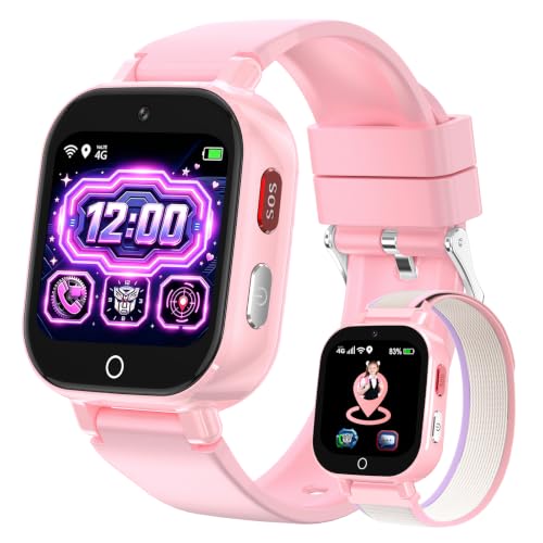 Transformers Smartwatch Kinder mit Videoanruf, IP68 Wasserdicht Schulmodus – Ansicht 1