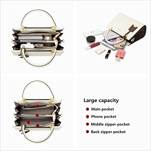 Image of Cnoles Handbags for Women Large Capacity Tote Shoulder Bags Ladies Handle Satchel Purse