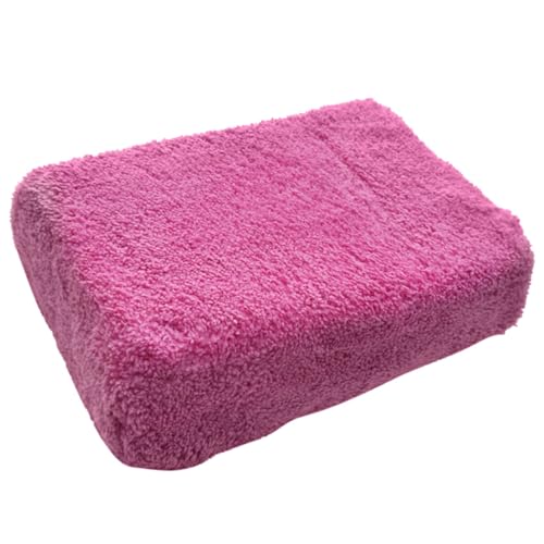 PAMINGONO Esponja para Lavado de Autos de Alta Densidad Súper Absorbente y Duradera Diseño de Coral Suave y Agujeros de Malla Herramienta Multifuncional para Limpieza de Color Aleatorio