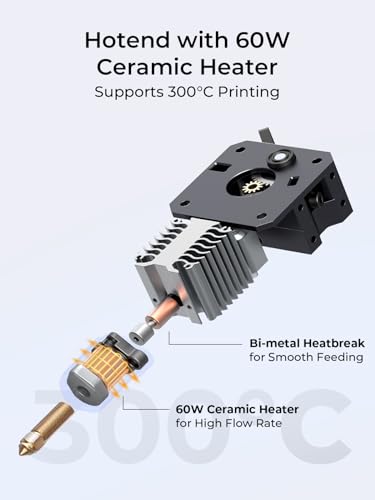Image of Creality Ender-3 V3 KE 3D Printer, 500 mm /s High-Speed Printing with Auto-Leveling, Sprite Direct Extruder Supports 300℃ Printing, Ultra-Smooth and Stable, 220x220x250 mm Print Volume