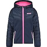 Kapuze, Reißverschluß Vingino Girls Jacke Softshelljacke Teraise, Fb. d.Blue (Gr. 10/140)