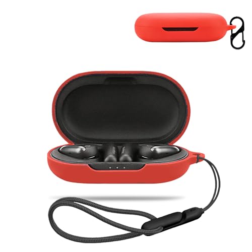 Anker Soundcore AeroFit �p �P�[�X �J�o�[ �yNOUKAJU�z ���C�����X �C���[�z�� �V���R�� �ی�P�[�X �i�J���r�i�t��+�X�g���b�v�t�� �j �����h�~ �L�Y�h�~ �ϏՌ� �����[�d�\ �h�� �h�o (���b�h)