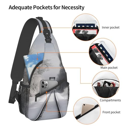 Bolso Sling para Hombre y Mujer Estilo Urbano miniatura 4