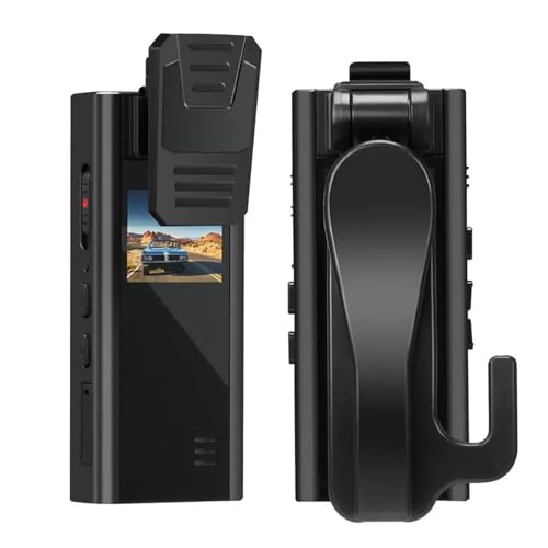 Cámara de cuerpo 4K con WiFi y GPS: mini videocámara Full HD con visión nocturna A30