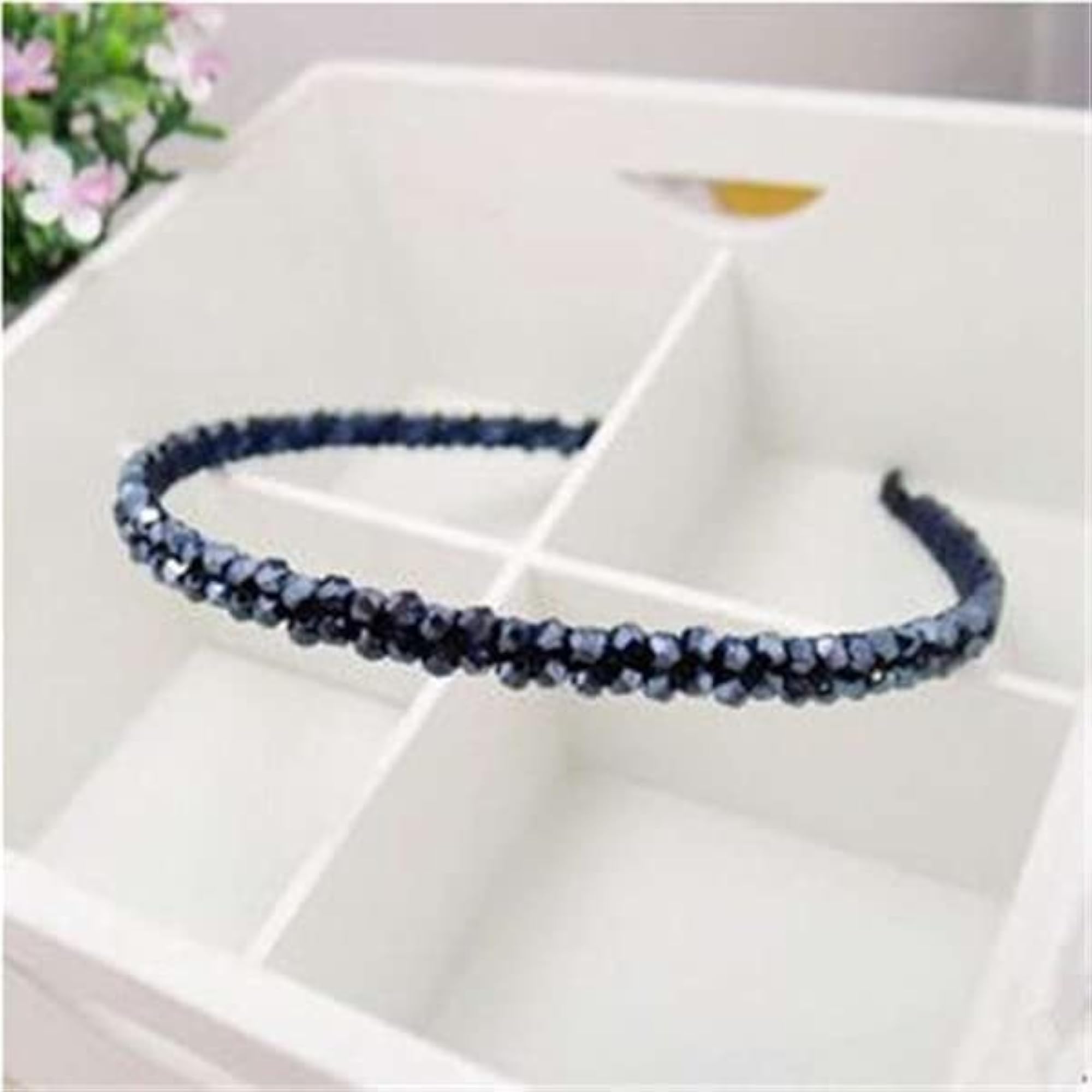 6 Pieces Fashion Hair Accessories Headbands with Crystal Beads