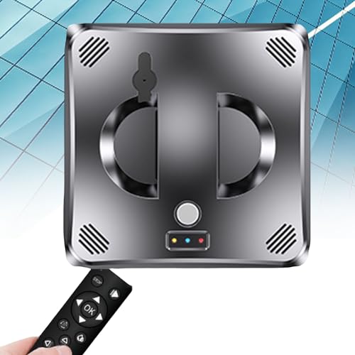 Robot De Limpieza De Ventanas Inteligente Con Pulverizador De Agua Dual Y Aspiradora De 3000 Pa For Ventanas, Espejos, Mesas Y Azulejos De Interior Exterior - Limpiador Automático De Ventanas Black Robot De Limpieza De Ventanas Inteligente Con Pulverizador De Agua Dual Y Aspiradora De 3000 Pa For Ventanas, Espejos, Mesas Y Azulejos De Interior Exterior - Limpiador Automático De Ventanas Black