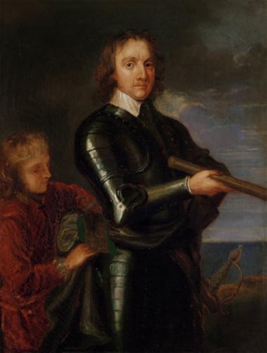 Affiche d'Oliver Cromwell par Robert Walker pour Décoration Murale de Bureau