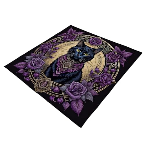 Tarots Tablecloth Multifunctional Divination Table Cloth 50x50/60x60/75x75cm Board Game Mat Card Pad Cloth Cards Pad Gaming Tabl