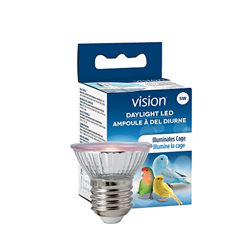 Hari 83835 Vision Daylight Led Light Bulb, Pet Bird Cage Lighting Accessory cover