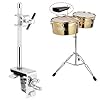 Namvo Drum Cowbell Clamp with Hoop Mount and Flat Action Jaws Adjustable Clamp for Percussion Instruments Ideal for Drum Kit Bass Drum Hoop Mounting #3