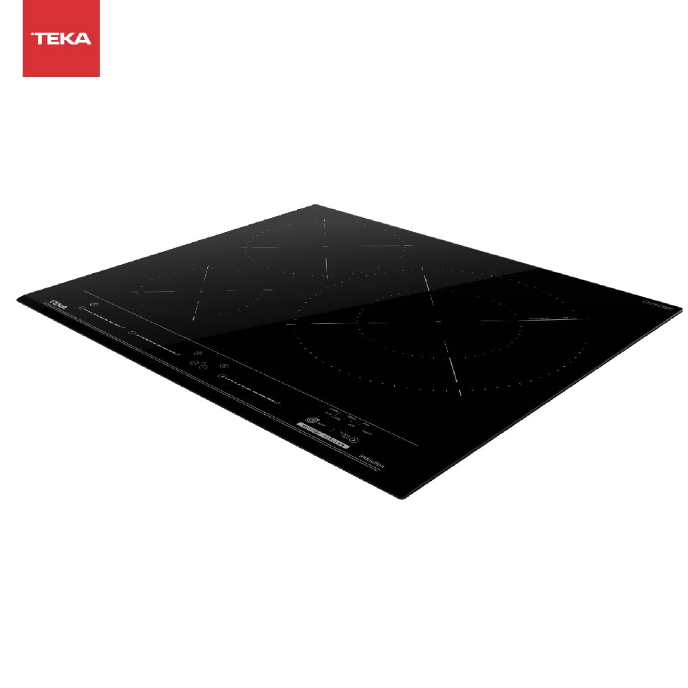 TEKA Placa Inducción 60 cm, 3 Fuegos, Touch Control Multislider, Zona Paellera, Stop & Go, Sistemas de Seguridad, Modelo MestrePaeller IZC 63320 MPS BK