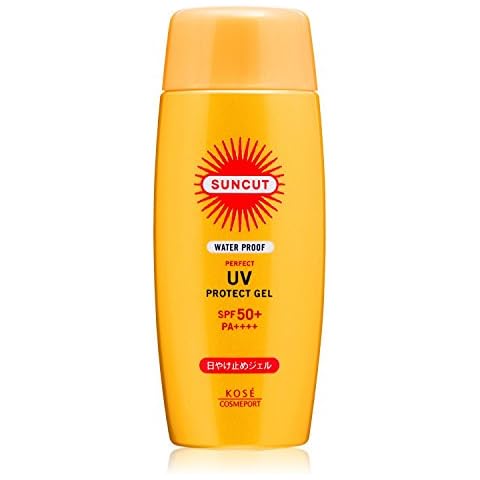 Kose Sunscreen Sun Cut Gel 50 Waterproof SPF50 + /PA ++++ 100g (Green Tea Set) Cover