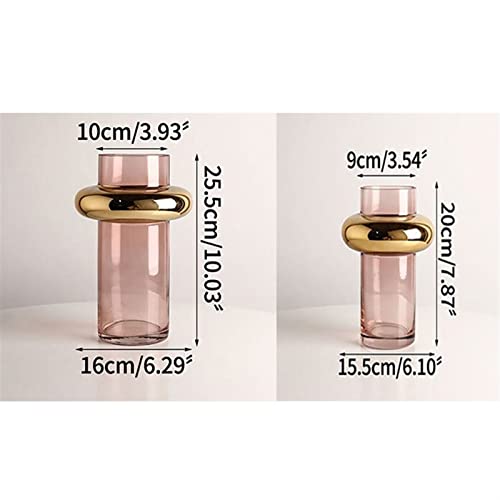 Vase decoratif petit modèle transparent pour table et maison