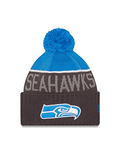 New Era NFL Seattle Seahawks 2015 Snapshot Sport Knit, Snapshot Blue/Graphite, One Size
