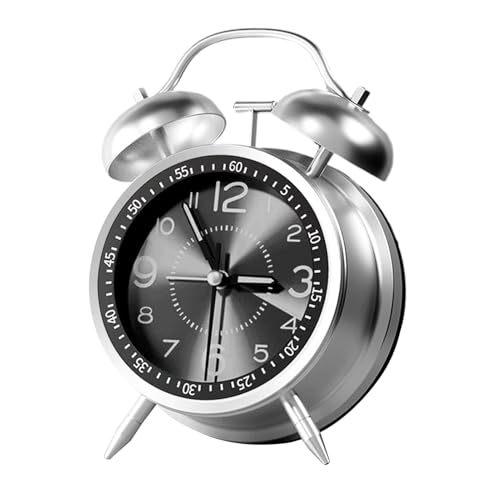 Reloj despertador analógico recargable que soluciona el sueño profundo 8