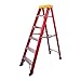 Price comparison product image ProDec 5 Tread Fibreglass Step-Ladder, Heavy Duty StepLadder for Electricians, Painting & Decorating, Non Slip, Weatherproof, Stepladders, Step-Ladder