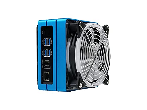 Jetson Mate Cluster Mini with a Case&Cooling Fan,Compatible with NVIDIA Jetson Nano/NX,Jetson Nano/NX Carrier Board for GPU Cluster and Server,Can Install up to 4 Jetson Nano/NX SoMs