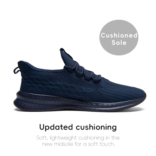 Image of Women's Tennis Running Walking Shoes Slip on Casual Non Slip Athletic Workout Gym Sneakers Fashion Lightweight Breathable Mesh Jogging Work Sports Outdoor Shoe