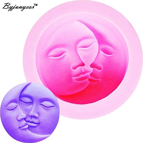 Lovelegis Stampo Silicone Sole Luna Viso Volto