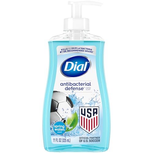 Image of Dial Antibacterial Liquid Hand Soap, Spring Water, 11 Fl Oz