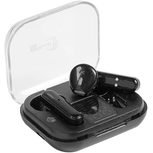 Image of Bluetooth Twin Wireless Earbuds with Charging Case - 1 Set - Assorted Colors: Black or White, Perfect Gift or Game Prize for Parties & Events