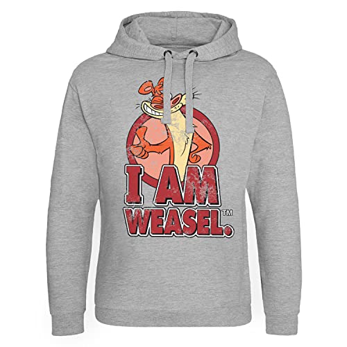 Sweat à capuche I Am Weasel confortable et chaud contre le froid hivernal