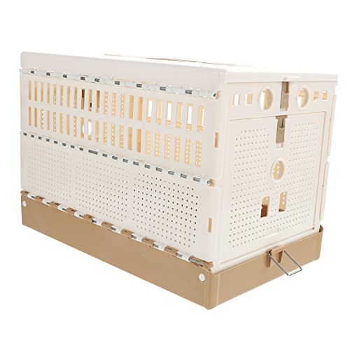 PEPLAYTAL Jaula Plegable para de Plástico Resistente Diseño con Cierre Seguro Puertas para Entrenamiento y Transporte de Pequeñas Estructura Fácil de y Desmontar para Cría y Liberación