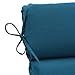 Pillow Perfect - 547466 Outdoor/Indoor Spectrum Peacock Round Corner Chair Cushion, 40.5