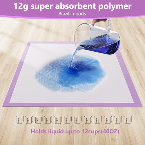 Image of Gimars XL 6-Layer Ultra Absorbent 1200ml 48-Hour Leak-Proof Dog Pee Pads, Quick Dry Extra Large Puppy Pads for Puppy Training, Senior & Incontinent Dogs, Cats, Overnight Use, 30 inchx36 inch, 30 Count