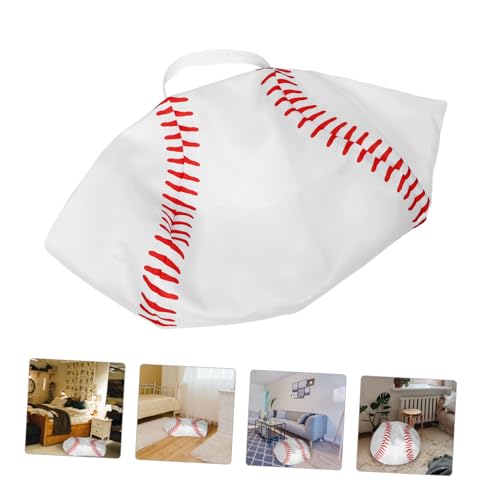 Pouf de rangement peluche baseball confortable pour garçon - 8