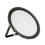 【Energéticamente eficiente y respetuoso con el medio ambiente】: El UFO LED de Alta Bay Iluminación utiliza un chip LED SMD2835, garantiza ahorro de energía, bajo consumo de energía y una vida útil más larga. La lámpara industrial ahorra hasta un 80% en costes energéticos. La disipación de calor de las lámparas industriales es un 25% mejor que la de productos comparables.