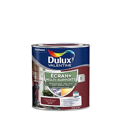 Dulux Valentine ECRAN+ MULTI-SUPPORTS EXTERIEURE - Peinture en Phase Aqueuse pour l'Éxtérieur et...