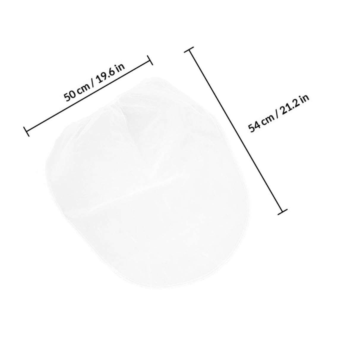 10pcs Paint Filter Bags White Polyester Fine Mesh Strainers