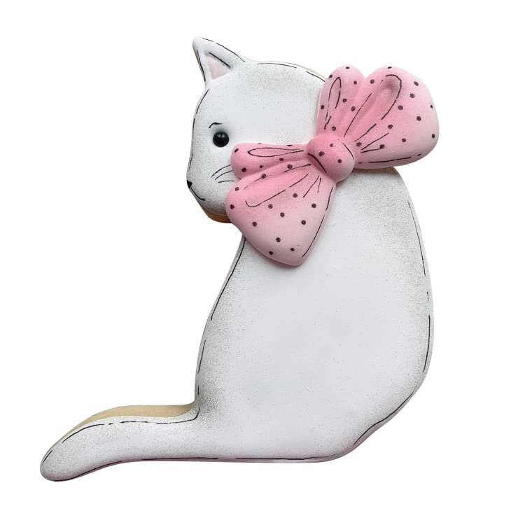 Stampino Per Biscotti In Acciaio Inox Forma Di Gatto 9 Cm - 4