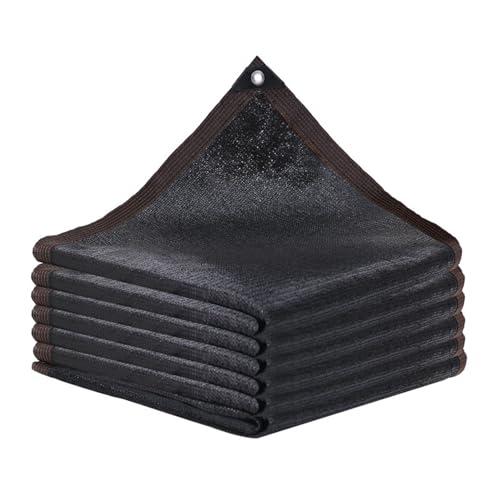 Garten-Schattennetz, 2 x 2 m, Terrassenüberdachung, UV-Schutznetz für Pflanzen, mit Ösen, für den Außenbereich, Schattentuch, Gewächshausabdeckung, Sonnenschutzstoff für Gartenarbeit