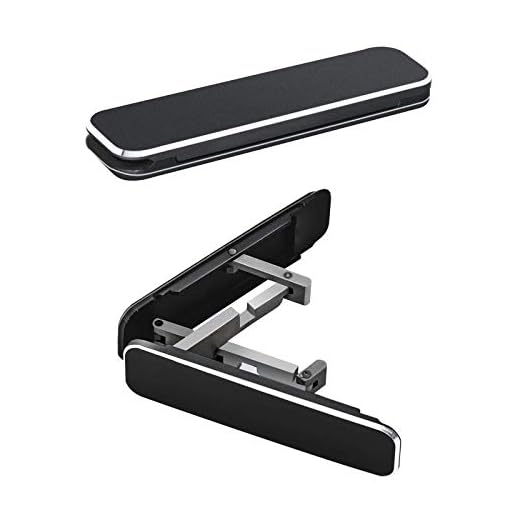 DWTB Phone Kickstand,Multi-Angle Aluminum Cell Phone Kickstand Attachment(Adjustable Angle)(Vertical and Horizontal Stand) Black