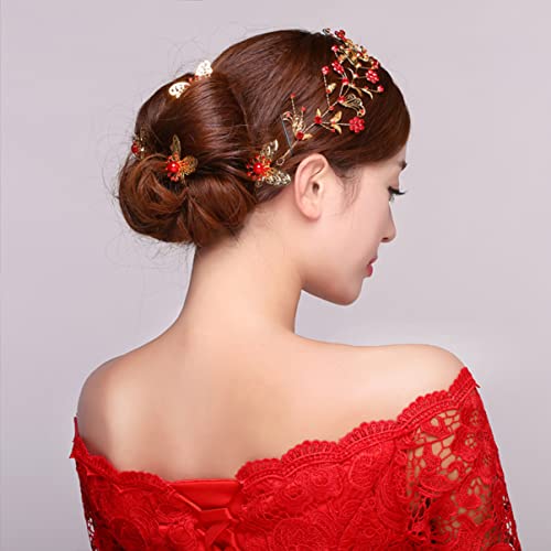 Épingles en alliage vintage FOMIYES ornées de strass d'exception pour coiffure