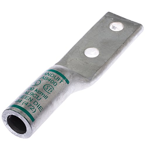 One Hole Lug Compression Connector, 4 AWG