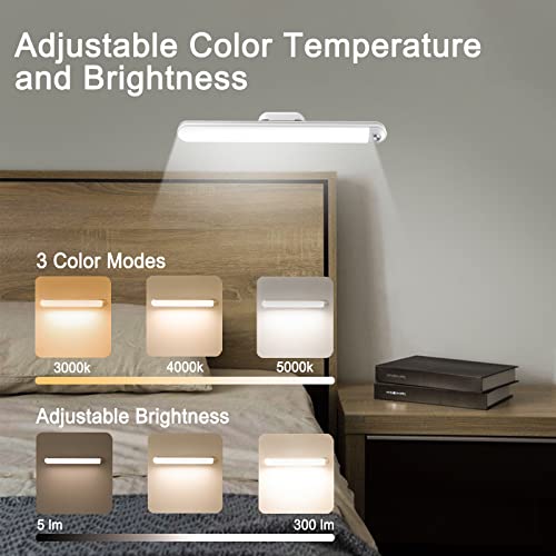 Image of Bunk Bed Lights Dimmable Touch Light Bar Adjustable Color Temperature, Wireless Stick on Lighting for Kids, Wall Reading, Headboard Lamp, Bedroom, Closet, Under Cabinet, 30 LED 2200mAh Rechargeable