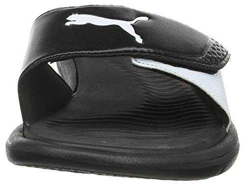 PUMA Women's Beach & Pool Shoes, Black Black White 2, 82