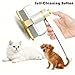 2pcs Rotatable Head Small Pet Brush,Hair Removal Tool with Release Button Self Cleaning,Grooming Brushfor Short Hair Small Animal Cat Dog
