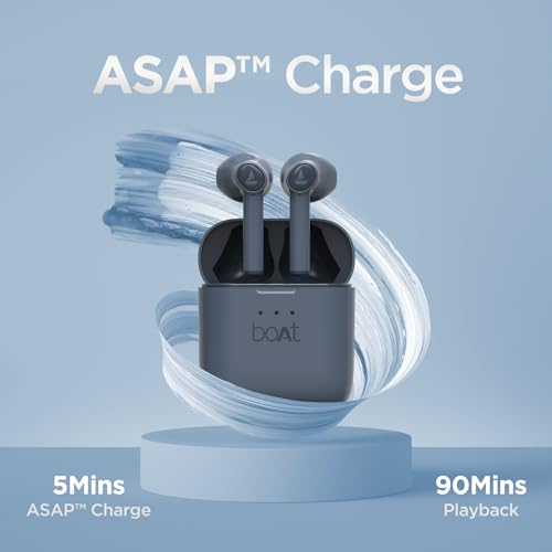 boAt Airdopes 131 Bluetooth Truly Wireless in Ear Earbuds with Mic (Midnight Blue)
