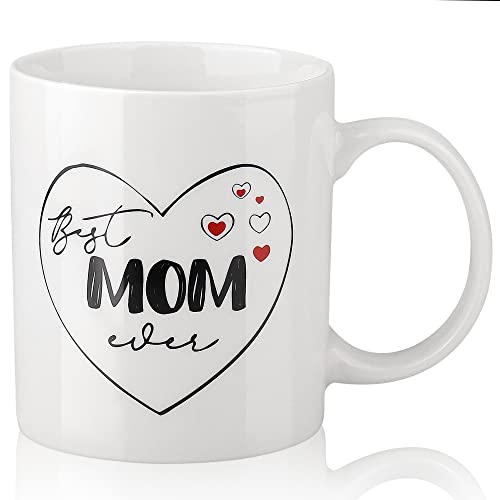 BB Hapeayou Mom Coffee Mug Ceramic Cup for Mother Grandmother from Daughter Son(12 oz)