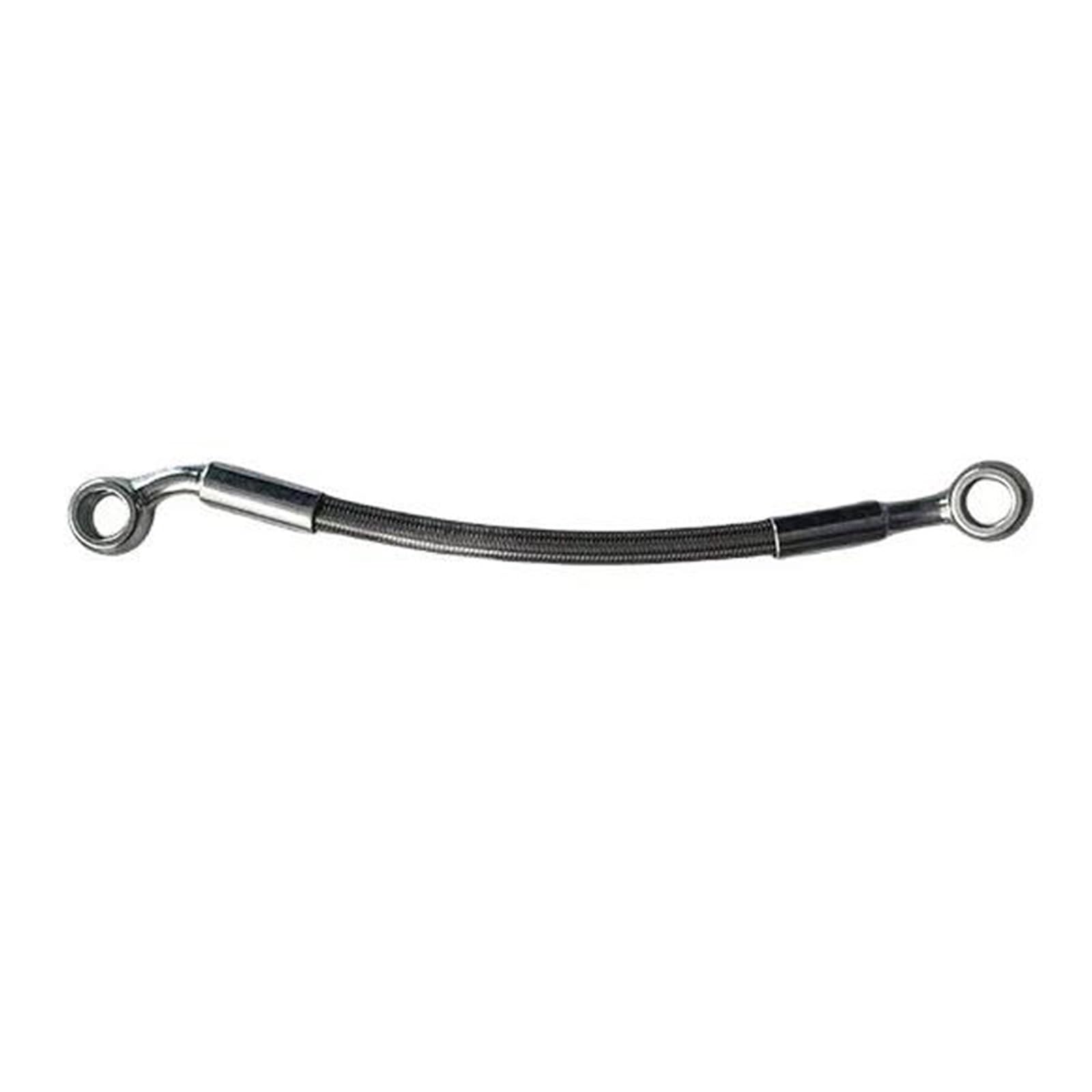 Tubo flessibile freno Accessori Per Motociclette M10 0°-45° Raccordi Per Tubi Freno Anteriore E Posteriore Rinforzati Idraulici Tubo Olio Intrecciato In Acciaio Inossidabile(180cm)