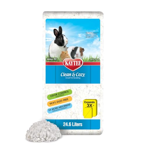 Kaytee Clean & Cozy Paper Bedding for Small Animals, White, 24.6 Liters - image 9
