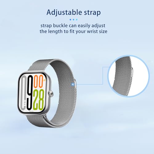 Correa para Xiaomi Redmi Watch 5 Plata miniatura 6
