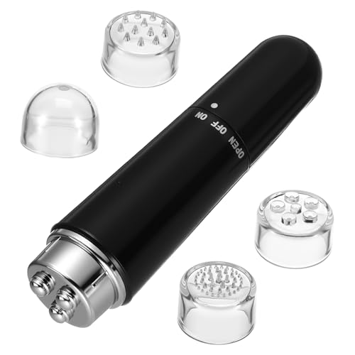 IWOWHERO Massaggiatore Dispositivo Massaggiatore Facciale Oculare Sgonfiante Crema Per Gli Occhi Idratante Massager Per Gli Occhi Per Il Massager Del Addominali Nero