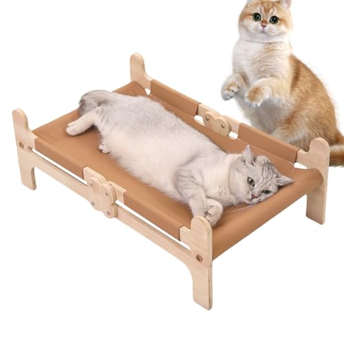 Keyubria Cuccia Per Cani Sollevata - Lettino per Cani di Piccola Taglia,Brandina Per Gatti Traspirante, Mobili Per Animali Domestici Comoda Per Giardino Balcone Casa Campeggio